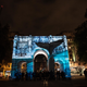 Behold the Tuesday night debut of the video in London.